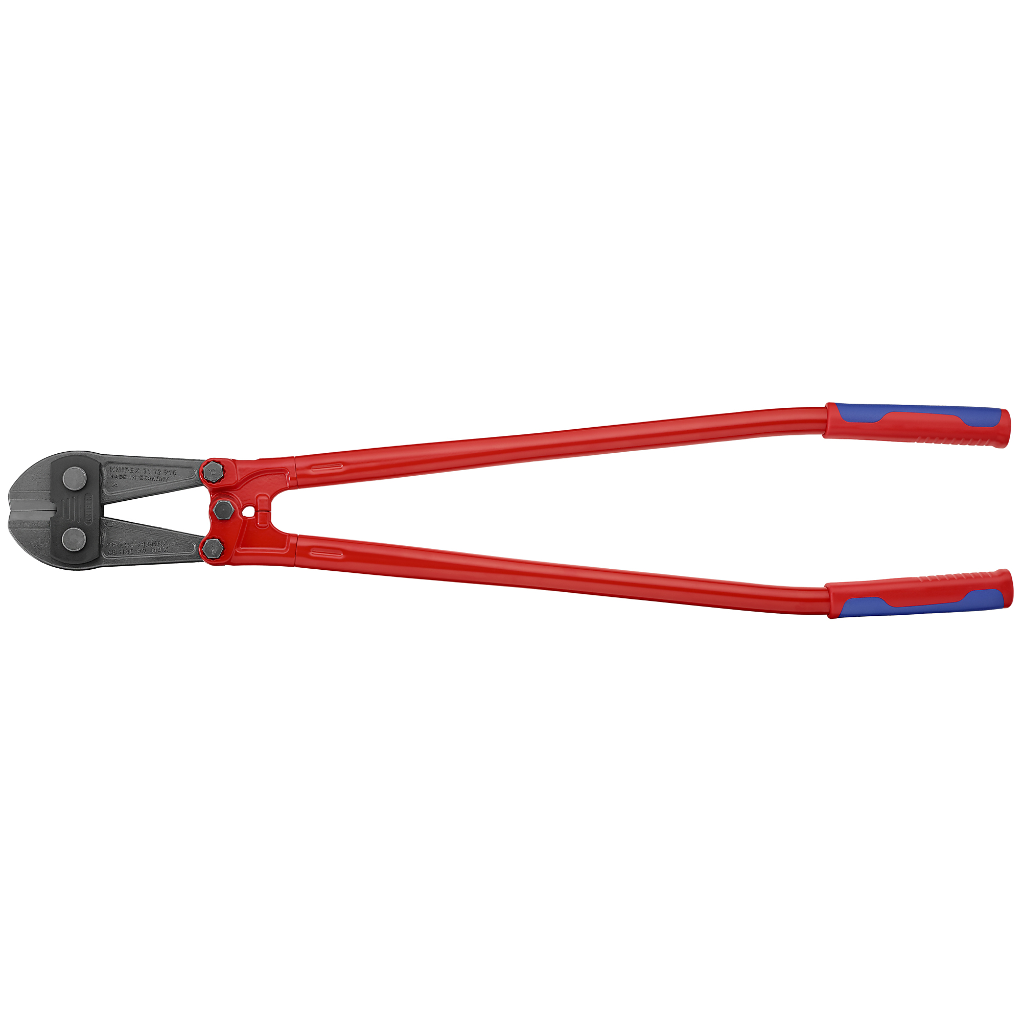 KNIPEX Large Bolt Cutters - 36.5in. Tool Length, 0.88in. Jaw Opening, 0.5in. Cutting Capacity, Comfort Grip, Model# 71 72 910